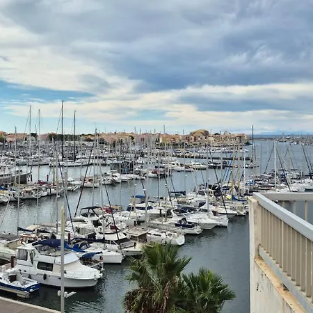 Port Dauphin 92, Mezzanine Climatise, Vue Centre Port Apartment Agde